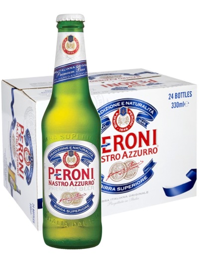 Peroni  (italian beer) – 330ml x 24 bottles