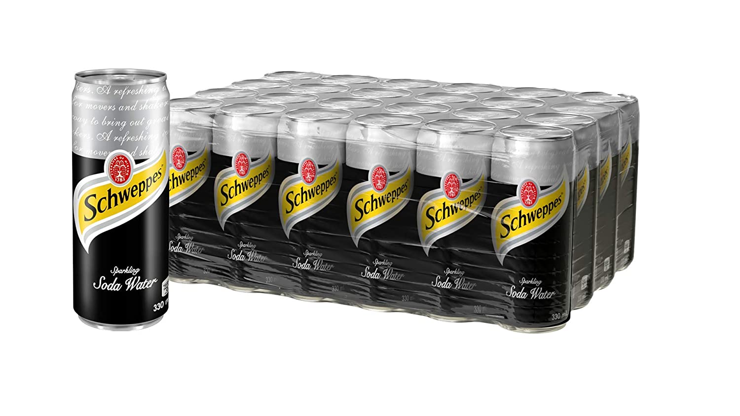 Schwep Soda Water – 330ml x 24 cans