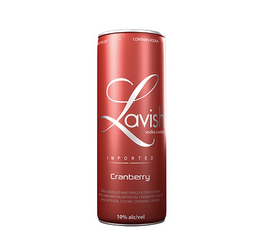 Lavish Cranberry Vodka Mix – 330ml