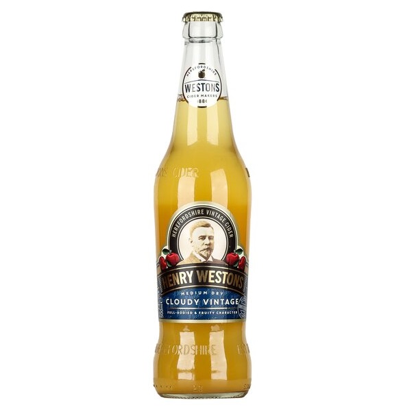 Henry Westons CLOUDY VINTAGE Cider – 500ml