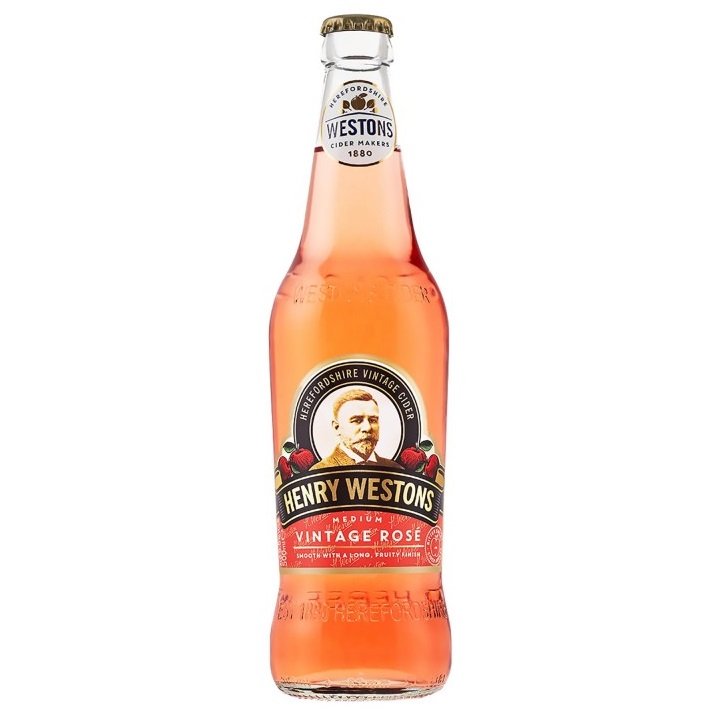 Henry Westons VINTAGE ROSE Cider – 500ml