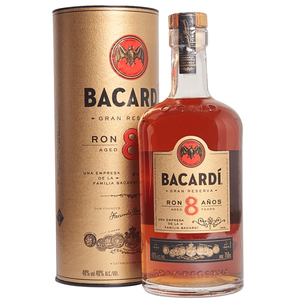 Bacardi 8 Years Rum – 1000ml