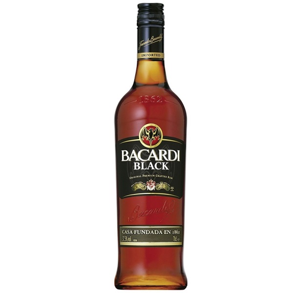Bacardi Black Rum – 1000ml
