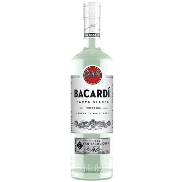 Bacardi White Rum – 1000ml